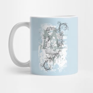 Distressed Knight Mug